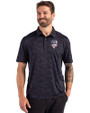 San Francisco Giants Stars & Stripes Cutter & Buck Coastline Recycled Double Peached Camo Print Mens Polo Navy Blue Front