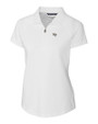 Wake Forest Demon Deacons Cutter & Buck Forge Stretch Womens Short Sleeve Polo White Mannequin