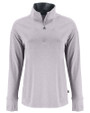 Cutter & Buck Forge Epic Confidence Recycled Stretch Womens Quarter Zip Polished Heather Mannequin
