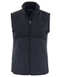 Cutter & Buck Hunts Point Epic Comfort Recycled Fleece Womens Full Zip Vest Black Mannequin