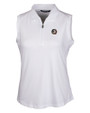 Florida State Seminoles Cutter & Buck Forge Stretch Womens Sleeveless Polo White Mannequin