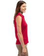 Texas Tech Red Raiders Cutter & Buck Forge Stretch Womens Sleeveless Polo Cardinal Red Side