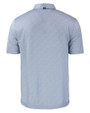 Cutter & Buck Pike Recycled Pebble Print Mens Polo Polished/White Mannequin Back