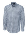 Cutter & Buck Easy Care Stretch Gingham Mens Big & Tall Long Sleeve Button Down Shirt Liberty Navy Mannequin