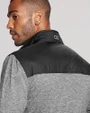 Cutter & Buck Stealth Recycled Hybrid Quilted Mens Windbreaker Jacket Black Lifestyle 4
