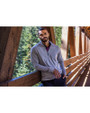 Cutter & Buck Adapt Recycled Soft Knit Stretch Mens Big & Tall Heathered Quarter Zip Pullover Polished Heather Lifestyle
