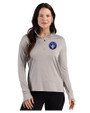 CF Montréal Cutter & Buck Forge Recycled Four-Way Stretch Womens Quarter Zip Pullover Polished Heather Front