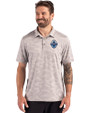 Vancouver Whitecaps FC Cutter & Buck Coastline Recycled Double Peached Camo Print Mens Polo CONCRETE Front