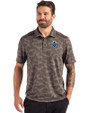 Vancouver Whitecaps FC Cutter & Buck Coastline Recycled Double Peached Camo Print Mens Polo Elemental Grey Front