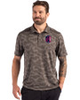 St. Louis City SC Cutter & Buck Coastline Recycled Double Peached Camo Print Mens Polo Elemental Grey Front