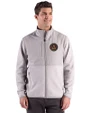 Atlanta United FC - Cutter & Buck Hunts Point Recycled Fleece Mens Hybrid Full Zip Jacket
 Polished Medium Gray Front