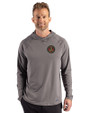 Atlanta United FC - Cutter & Buck Prospect Recycled Featherlight Stretch Mens Hooded Pullover Elemental Grey Front
