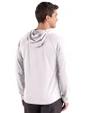 FC Cincinnati Cutter & Buck Prospect Recycled Featherlight Stretch Mens Hooded Pullover White Back