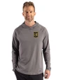LAFC Cutter & Buck Prospect Recycled Featherlight Stretch Mens Hooded Pullover Elemental Grey Front