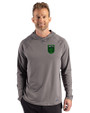 Austin FC - Cutter & Buck Prospect Recycled Featherlight Stretch Mens Hooded Pullover Elemental Grey Front