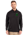 Austin FC - Cutter & Buck Prospect Recycled Featherlight Stretch Mens Quarter Zip Black Front
