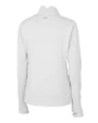 Cutter & Buck Traverse Recycled Stretch Womens Quarter Zip White Mannequin Back