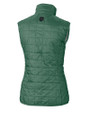 Cutter & Buck Rainier Recycled Insulated Puffer Womens Full Zip Vest Hunter Melange Mannequin Back