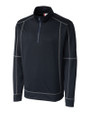 Clique Helsa Performance Knit Mens Half Zip Dark Navy Mannequin