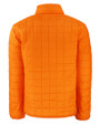 Cutter & Buck Rainier Recycled Insulated Puffer Mens Full Zip Jacket Satsuma Mannequin Back