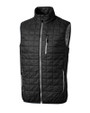 Cutter & Buck Rainier Recycled Insulated Puffer Mens Full Zip Vest Black Mannequin