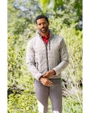 Cutter & Buck Rainier Recycled Insulated Puffer Mens Full Zip Vest Polished Medium Gray Lifestyle 1