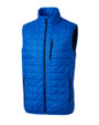 Cutter & Buck Rainier Recycled Insulated Puffer Mens Full Zip Vest Royal Mannequin