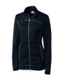 Clique Helsa Performance Knit Womens Full Zip Dark Navy Mannequin