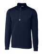 Cutter & Buck Traverse Recycled Stretch Mens Quarter Zip Liberty Navy Mannequin