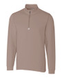 Cutter & Buck Traverse Recycled Stretch Mens Quarter Zip Mushroom Mannequin