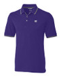 Kansas State Wildcats Cutter & Buck Advantage Tipped Polo College Purple Mannequin