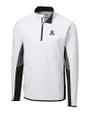 Arizona Wildcats Cutter & Buck Traverse Colorblock Stretch Quarter Zip Mens Pullover White Mannequin