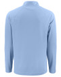 Arizona Cardinals Mono Cutter & Buck Prospect Recycled Featherlight Stretch Mens Quarter Zip Atlas Light Blue Mannequin Back
