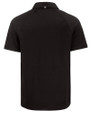 Atlanta Falcons Historic - Cutter & Buck Prospect Recycled Featherlight Stretch Mens Sport Polo Black Mannequin Back