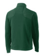 Baylor Bears Cutter & Buck Men's CB DryTec Edge Half Zip Hunter Green Mannequin Back