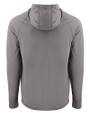 Detroit Lions Cutter & Buck Prospect Recycled Featherlight Stretch Mens Hooded Pullover Elemental Grey Mannequin Back