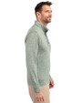 Michigan State Spartans Cutter & Buck Stealth Heathered Quarter Zip Mens Pullover Hunter Green Side