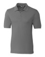 Cutter & Buck Advantage Epic Confidence Recycled Tri-Blend Pique Mens Big & Tall Polo Elemental Grey Mannequin