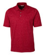 Cutter & Buck Advantage Tri-Blend Pique Mens Polo Dark Cardinal Red Mannequin