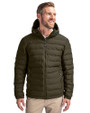 Cutter & Buck Mission Ridge   Repreve® Recycled Insulated Puffer Mens Full Zip Jacket Douglas Front