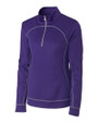 Clique Helsa Performance Knit Womens Half Zip
 College Purple Mannequin