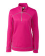 Clique Helsa Performance Knit Womens Half Zip
 Ribbon Pink Mannequin