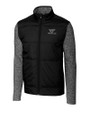 Virginia Tech Hokies Cutter & Buck Stealth Hybrid Quilted Mens Full Zip Windbreaker Jacket BL_MANN_HG 