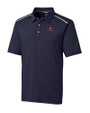 Illinois Fighting Illini Cutter & Buck Mens Fusion Polo Liberty Navy Mannequin