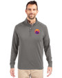 Colorado Rockies City Connect- Cutter & Buck Adapt Recycled Soft Knit Stretch  Mens Quarter Zip Pullover  Elemental Grey Front