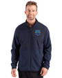 Philadelphia Phillies City Connect Cutter & Buck Hunts Point Recycled Fleece Mens Hybrid Full Zip Jacket
 Navy Blue Front