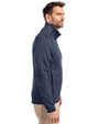 Houston Astros City Connect- Cutter & Buck Mainsail Sweater-Knit Mens Full Zip Jacket Liberty Navy Heather Side