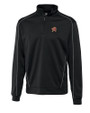 Maryland Terrapins Cutter & Buck Big & Tall DryTec Edge Half Zip Black Mannequin