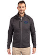 Arizona Diamondbacks City Connect- Cutter & Buck Mainsail Sweater-Knit Mens Full Zip Jacket Charcoal Heather Front