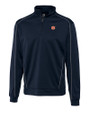 Auburn Tigers Cutter & Buck Big & Tall DryTec Edge Half Zip Navy Blue Mannequin